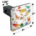 Cocktails Cocktail Drinks Happy Hour Bar Pattern Tow Trailer Hitch Cover Plug Insert