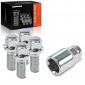 A-premium 4-pc M14-1 5 Wheel Studs W Socket Key Compatible With Audi A4 Allroad Quattro Q5 Q7 A5 Sportback A6 A3 E-tron Front