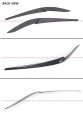 Real Carbon Fiber Headlight Cover Eyelid Eyebrow Compatible For 2018-2022 Bmw G05 X5 F95 X5m