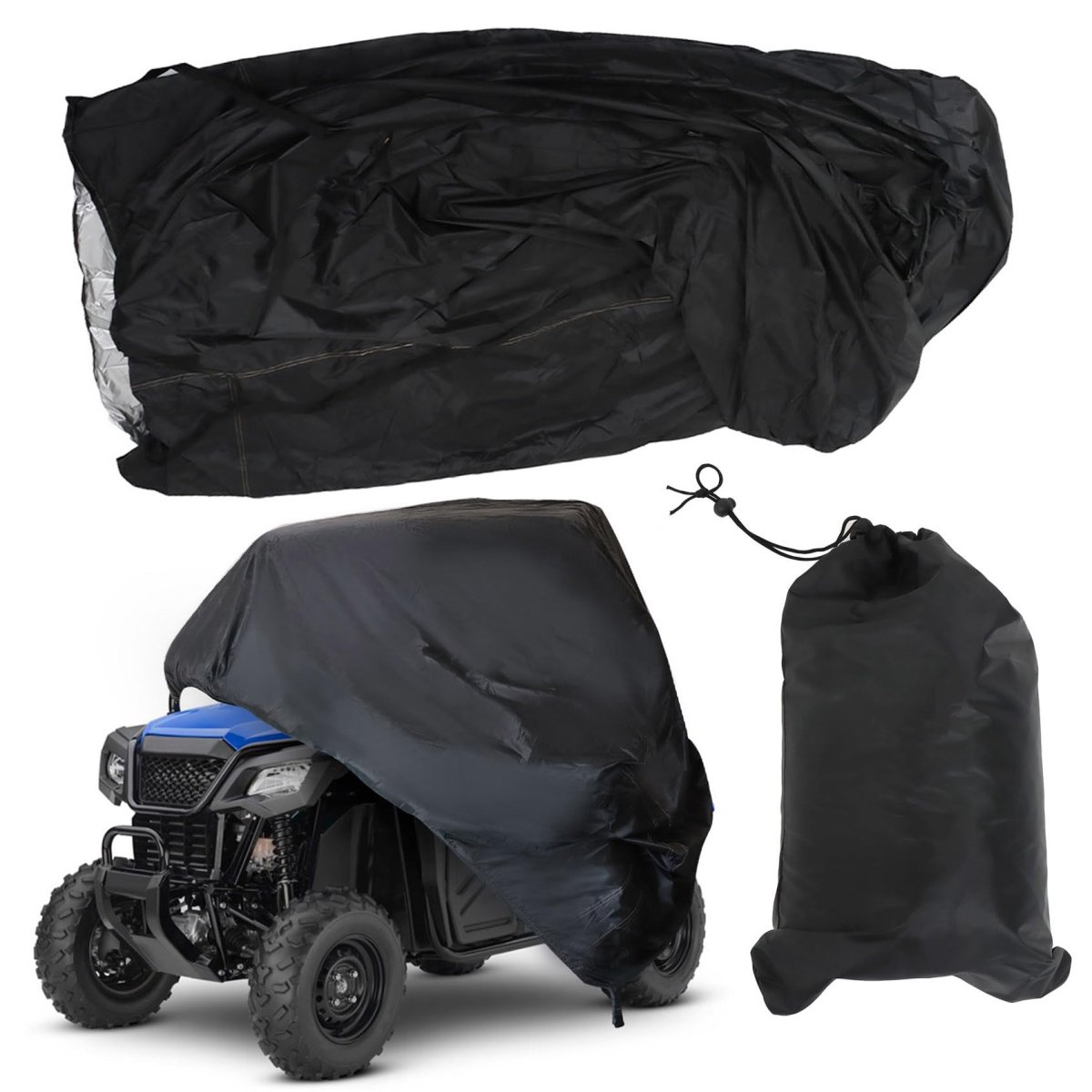 Utv Cover Utility Vehicle Storage For General 1000 Limited Deluxe Waterproof 2 Seater Protective With Bag Black