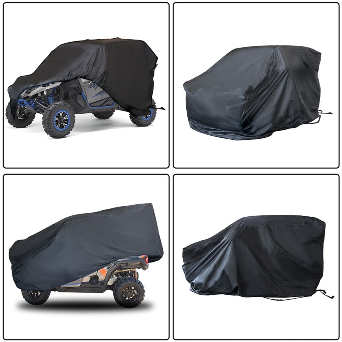 Utv Cover Utility Vehicle Storage For General 1000 Limited Deluxe Waterproof 2 Seater Protective With Bag Black