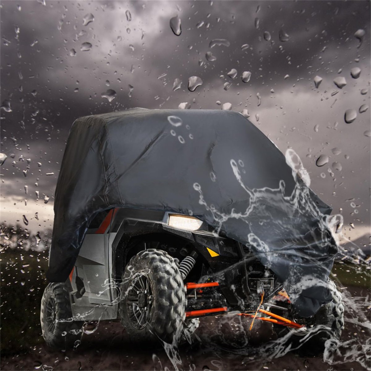 Utv Cover Utility Vehicle Storage For General 1000 Limited Deluxe Waterproof 2 Seater Protective With Bag Black