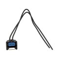 Ford Focus 2000-2011 Electrical Pigtail Tin Connector Plastic Steel Terminal Spade Type Female 9 Inches Overall Length 