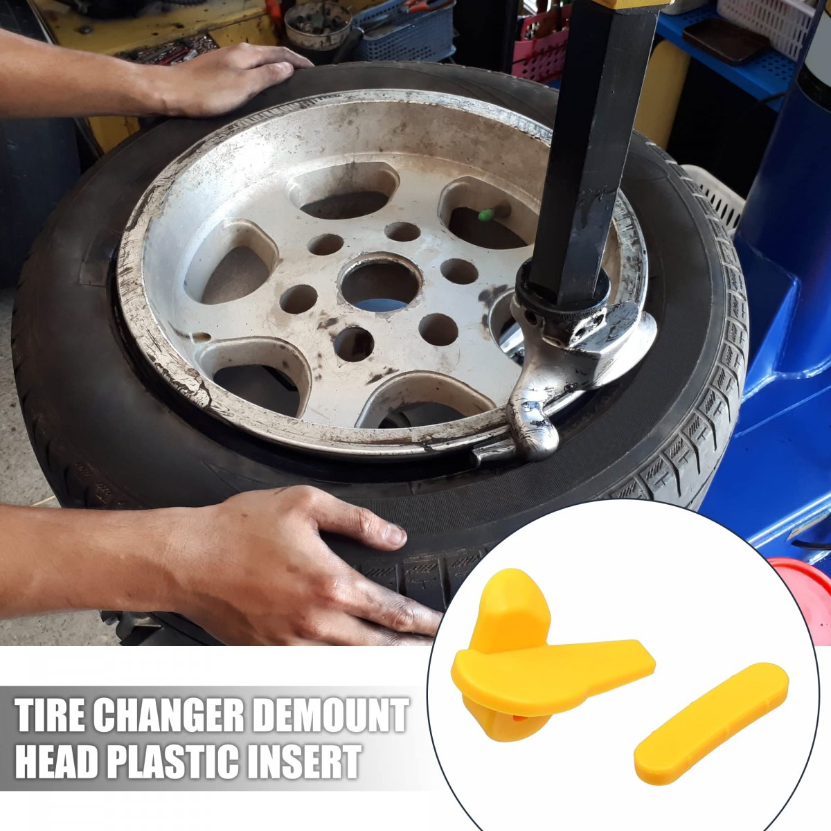 6 Set Tire Changer Plastic Insert Demount Head Machine Guard Wheel Side Protector For Mount Duck Tyre Repair 1 97 X0 83 X1 30