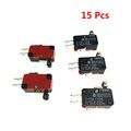 V-155-1c25 Micro Limit Switch Short Roller Lever Arm Spdt Snap Action Lot 15 Pcs
