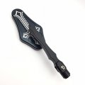 Xkh- Motorcycle Cnc Black Rear View Left Right Cross Style Side Mirrors Compatible With 8mm 10mm Screw Fz1 Fz6 Gsr600 Boulevard