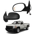 Dasbecan Driver Side Mirror For 2007-2013 Chevy Silverado Gmc Sierra Yukon With Power Glass Heated Manual Folding Arrow Turn 