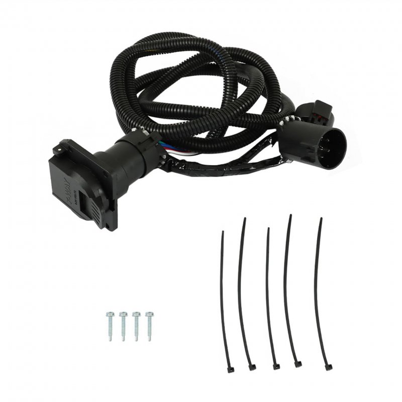 In Bed Trailer Wiring Harness Hc3z-15a416-a Replacement For F250 F350 F450 F550 2017 To 2022 7 Pin Plug Rear Wire