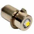 Hqrp High Brightness Upgrade 3w 250lm Led Light Bulb 6-24v Compatible With Milwuakee 49-81-0090 49-81-0012 M12 M18 M28