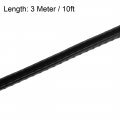Uxcell Edge Trim Seal Black Pvc Plastic U Channel Protector Fits 1 32 3 10 Feet Length