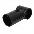 Uxcell 28mm Diameter Metal T Shaped Double Port Lean Tube Connector Pipe Clamp Clip