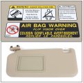 Auto Dynasty Beige Oe Style Interior Left Driver Sun Visor Sunshade Compatible With Toyota Rav4 06-12