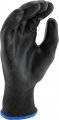 West Chester 713hgbu Hppe Shell With Polyurethane Dipped Gloves X-large Black Rib Knit 