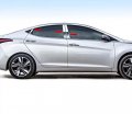 Maxmate For 2011-2015 Hyundai Elantra Sedan 6pc Stainless Steel Chrome Pillar Post Trim 