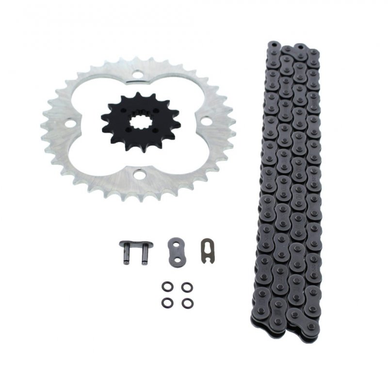 2005-2008 Fits Honda 400ex Trx400ex 520-94 O Ring Chain Sprocket Silver 14 36