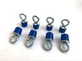 Motobiker 8pcs Set Lock Ride Atv Tie Down Anchors For Polaris Rzr Ace Sportsman 1 Inch Diameter Eye Bolts 8 In Package Blue