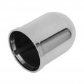 Qiilu Trailer Hitch Ball Cover Coupler Head Cap Chrome Plated Protection Abs Plastic For 50mm 2in 1a 7 8in Balls