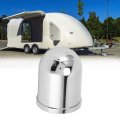 Qiilu Trailer Hitch Ball Cover Coupler Head Cap Chrome Plated Protection Abs Plastic For 50mm 2in 1a 7 8in Balls