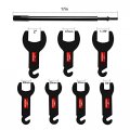 Betooll 8pcs Pneumatic Fan Clutch Wrench 43300 Removal Tool Kit Auto Repair Spanner Installs Compatible With Ford Gm Chrysler