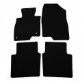Freemotor802 For 2014-2021 Mazda 6 Floor Mats Black Nylon Car Carpets 4-pc Set 
