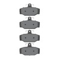 Front Disc Brake Pads For Volvo 740 760 1990 Low Metallic Friction Material 2 11 Inner Height 3 52 In Width 5000 Advanced 