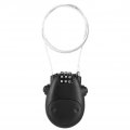 3 Digit Code Combination Password Lock For Stroller Bicycle Security Black