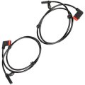 2pcs Abs Wheel Speed Sensor Als1858 For Mercedes Benz C250 C300 C350 C63 Amg 2008 To 2015 Rear Left And Right Pair 