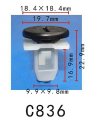 Autobahn88 Bumper Fascia Clip Compatible With Nissan Oem 638489e000 638469e000 Pack Of 20