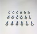 18 Each Stainless Steel Tj Bumper End Cap Torx Screws Fits 1997 To 2006 Jeep Wrangler 