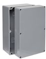 Bud Industries Pn-1341-dg High-impact Abs Nema 4x Indoor Box 9-7 16 Length X 6-19 64 Width 4-23 32 Height Dark Gray Finish 