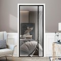 Transparent Reversible Left Or Right Side Opening Insulated Door Curtain Magnetic Thermal Cover Self-closing Screen For Kitchen 