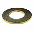 Uxcell 8mm Wide 1mm Thick Single Side Shockproof Eva Sponge Tape Black 10m Length