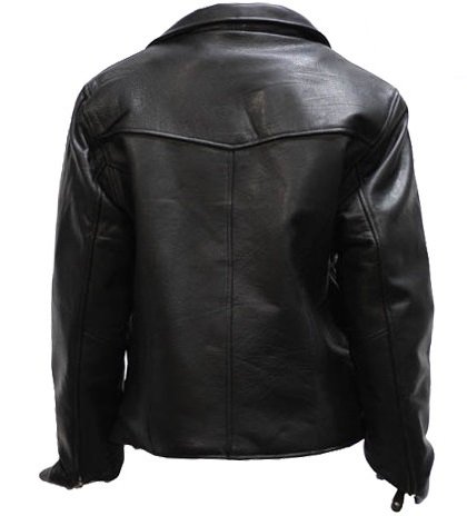 Womens Leather Motorcycle Jackets Half Belt Z O Lining Size Xl X-large