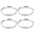4pcs Od 72 6mm To Id 69 Aluminium Alloy Car Hub Centric Rings Wheel Bore Center Spacer 