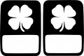 Jeeptails Four Leaf Clover Tail Lamp Light Covers Non-led For Jeep Gladiator 