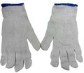 Toolusa 12 Pairs Men S Small White String Gloves Set Cotton Polyester Blend Seamless Reversible Multipurpose Economical For 