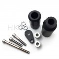 Hongk- No Cut Frame Slider Crash Protector Compatible With 2005 2006 Kawasaki Zx-6r Zx-6rr 636 Blk B01bw4qs4y
