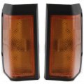 1986-1987 Nissan Pickup E Se Xe Side Marker Light Driver And Passenger Pair W Bulbs For Ni2550108 Ni2551108 B6185-01g00 