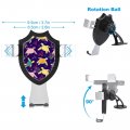 Colorful Sea Turtles Algae Seamless On Purple Car Phone Mount Stand Hands Free Cell Mobile Holder Non-slip Ultra Stable