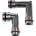 Heater Hose Elbow For Oldsmobile 98 1995 1996 Aluminum Silver 0 866 In Outside Diameter Slip Fit 12565082 24503423 90 Degrees 