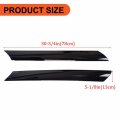 Ecotric Exterior Molding Windshield Pillar Trim Compatible With 2010-2013 Kia Soul Replacement For 861802k500 861702k500