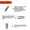 Ecotric Exterior Molding Windshield Pillar Trim Compatible With 2010-2013 Kia Soul Replacement For 861802k500 861702k500