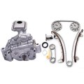 Oil Pump And Timing Chain Standard Volume High Pressure Replacement For 2002-2009 Toyota Camry 2009-2010 Corolla S846 S925