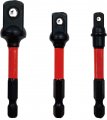 Big Red Bht-03itsa01r Torin 3-piece 4 3 8 And 2 Drive Impact Rated Torsion Socket Adaptor Set 1 Hex Shank 