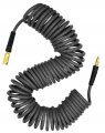 Polyurethane Recoil Air Hose 3 8 Inner Diameter 50 Ft Long Repairable 1 4 In Industrial Quick Coupler And Plug Bend Restrictor 