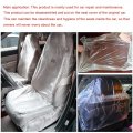 Disposable Plastic Car Seat Covers 100pcs Universal Clear Protector Mechanic Valet Roll Dustproof For Auto Truck Bus