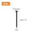 Uxcell 7x1-3 4 Drywall Screws 150pcs Coarse Thread Wood Carbon Steel Phillips Drive Flat Head Self Tapping
