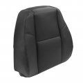 Secosautoparts Driver Side Foam Cushion Or Passenger Top Lean Back Armrest Cover Leather Perforated Seat Ebony Black Fit For