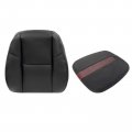 Secosautoparts Driver Side Foam Cushion Or Passenger Top Lean Back Armrest Cover Leather Perforated Seat Ebony Black Fit For