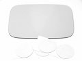 Mirror Glass Lens For 03-09 Hummer H2 Left Driver Side Heated Fit Over With Adhesive 8 5 In Diagonal Without Backing Plate 